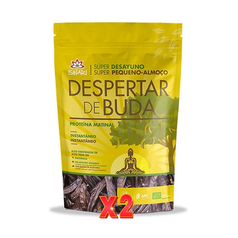 Pack de 2 unidades Despertar De Buda - Proteína Matinal Bio 360G Iswari Pack de 2 unidades Despertar De Buda - Proteína Matinal Bio 360G Iswari