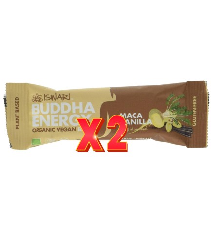 Pack de 2 unidades Buddha Energy  Maca-Vainilla 35G Iswari