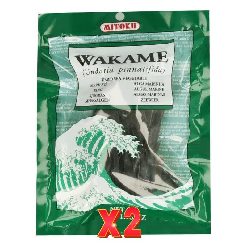 Pack de 2 unidades Wakame 50 G Mitoku