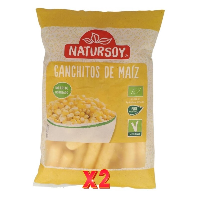 Pack de 2 unidades Ganchitos Maíz 75 G Natursoy Pack de 2 unidades Ganchitos Maíz 75 G Natursoy