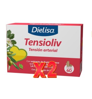 Pack de 2 unidades Tensioliv Envase 60 Cápsulas Dietisa