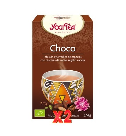 Pack de 2 unidades Yogi Tea Chocolate Bolsita 17 X 2 G Yogi Tea