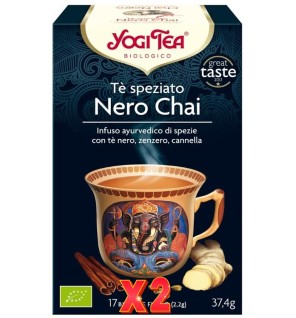 Pack de 2 unidades Yogi Tea Chai Negro 17 X 2,2 G Yogi Tea