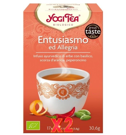 Pack de 2 unidades Yogi Tea Alegria De Vivir 17 X 1,8 G Yogi Tea