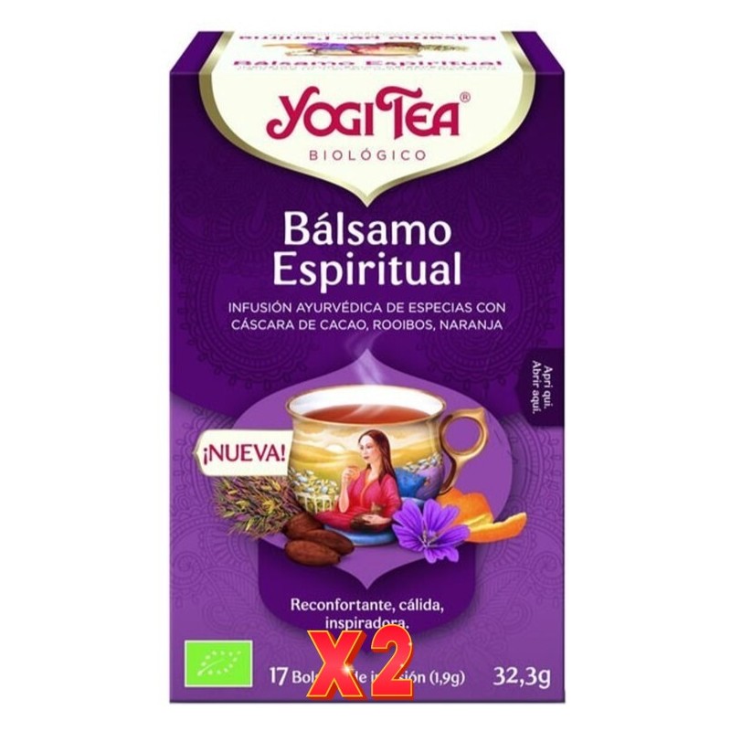 Pack de 2 unidades Balsamo Espiritual Yogi Tea 17 X 1,8 G Yogi Tea Pack de 2 unidades Balsamo Espiritual Yogi Tea 17 X 1,8 G Yogi Tea