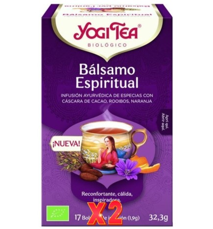 Pack de 2 unidades Balsamo Espiritual Yogi Tea 17 X 1,8 G Yogi Tea