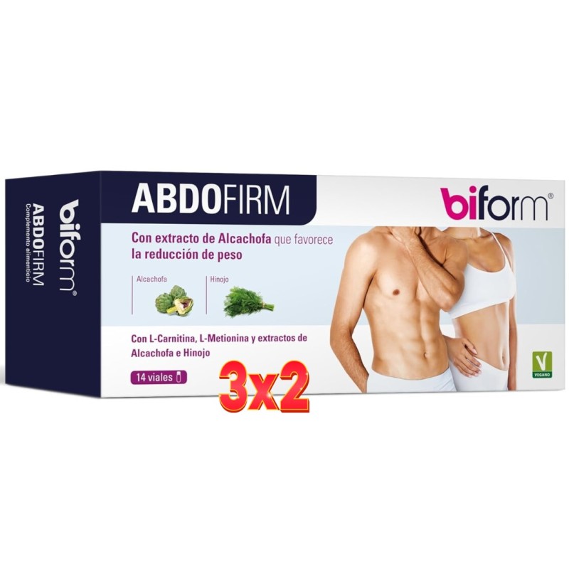 Pack 3x2 unidades Biform Abdofirm 14 Viales Envase 14 Viales Dietisa Pack 3x2 unidades Biform Abdofirm 14 Viales Envase 14 Viales Dietisa
