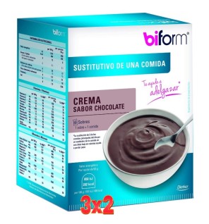 Pack 3x2 unidades Crema Chocolate Envase 6 Sobres Dietisa