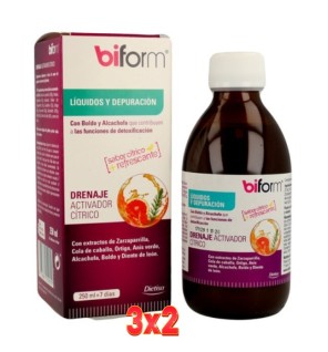 Pack 3x2 unidades Drenaje Activador Citrico Formato Ahorro Envase 500 Ml Dietisa