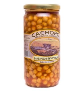Garbanzos Estofados 720 Gramos Eco Cachopo