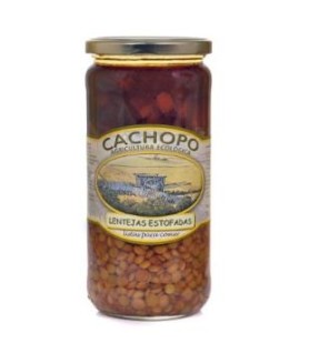 Lentejas Estofadas 720 Gramos Eco Cachopo