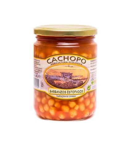 Garbanzos Estofados 400 Gramos Eco Cachopo