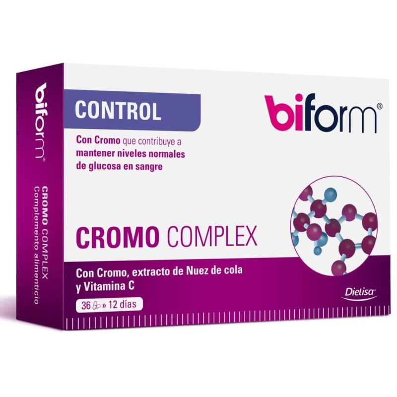 Control Cromo Complex Envase 36 Cápsulas Dietisa