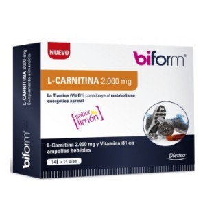 L- Carnitina 2000 Mg Envase 14 Viales Dietisa