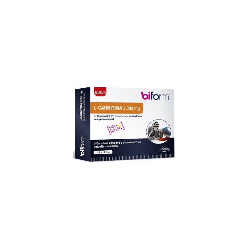 L- Carnitina 2000 Mg Envase 14 Viales Dietisa L- Carnitina 2000 Mg Envase 14 Viales Dietisa