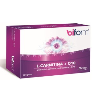 L-Carnitina Coq10 Envase 60 Cápsulas Dietisa