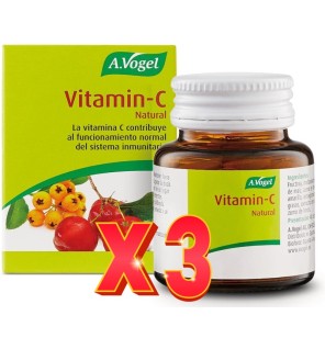 Pack de 3 unidades Vitamin-C 40 Comprimidos Vogel