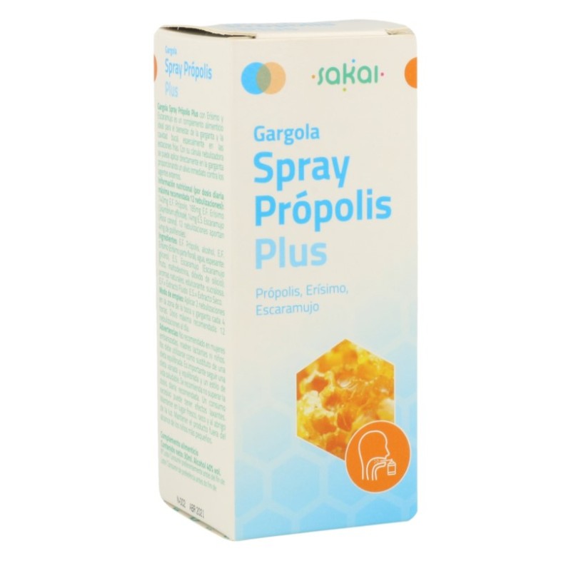 Gargola Spray Plus-Propolis 30 Ml Sakai Gargola Spray Plus-Propolis 30 Ml Sakai