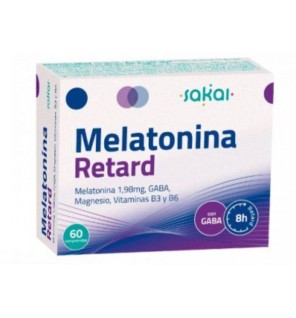 Melatonina Retard 60 Comprimidos Sakai