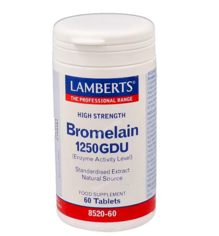 Bromelina 1250 Gdu 60 Tabletas Lamberts