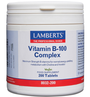Complejo De Vitaminas B-100 60 Tabletas Lamberts