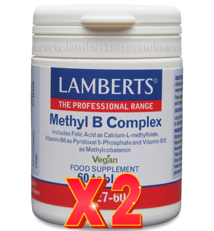 Pack de 2 unidades Methyl B Complex 60 Tabletas Lamberts