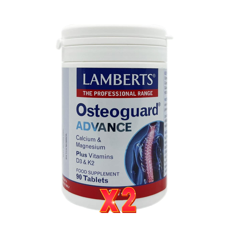Pack de 2 unidades Osteoguard® Advance 90 Tabletas Lamberts Pack de 2 unidades Osteoguard® Advance 90 Tabletas Lamberts