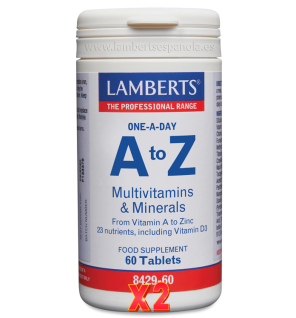 Pack de 2 unidades A To Z Multi (Vitaminas Y Minerales) Una Al Día 60 Tabletas Lamberts