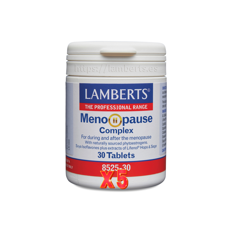 Pack de 5 unidades Menopause Complex 30 Tabletas Lamberts