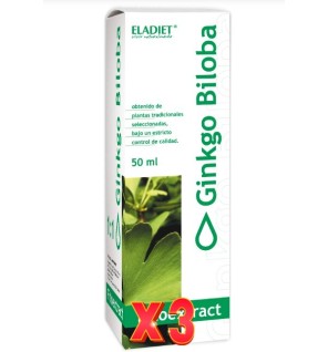 Pack de 3 unidades Fitoextrac Ginkgo Biloba 50 Ml Eladiet
