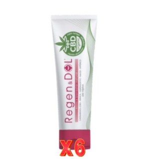 Pack de 6 unidades Regendol Crema CBD 200 Ml Eladiet