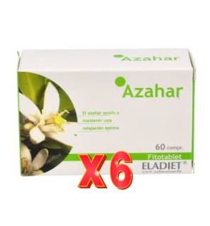 Pack de 6 unidades Azahar  60 Comprimidos De 330 Mg* Eladiet