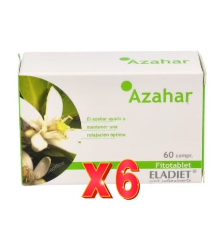 Pack de 6 unidades Azahar  60 Comprimidos De 330 Mg* Eladiet