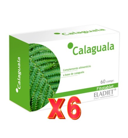 Pack de 6 unidades Calaguala 60 Comprimidos.De 330 Mg Eladiet