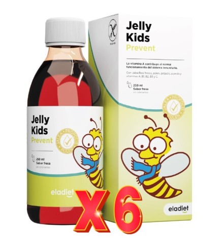 Pack de 6 unidades Jelly Kids Prevent 250 Ml Eladiet
