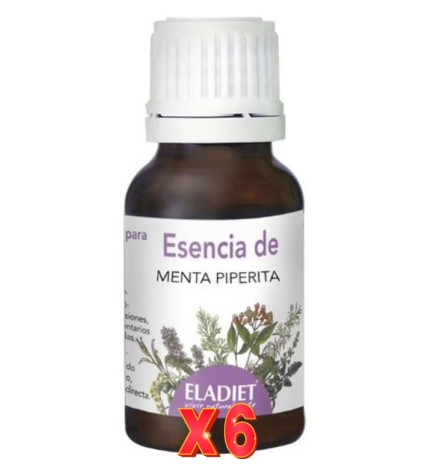 Pack de 6 unidades A.Esencial Menta Piperita 15Ml Eladiet