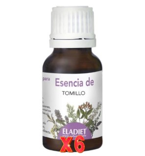Pack de 6 unidades Aceite Esencial Tomillo 15 Ml. Eladiet