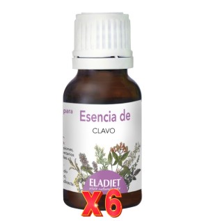 Pack de 6 unidades Esencia Clavo 15 Ml. Eladiet