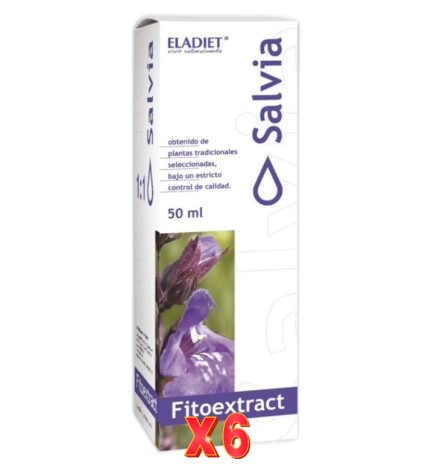 Pack de 6 unidades Fitoextrac Salvia 50Ml Eladiet