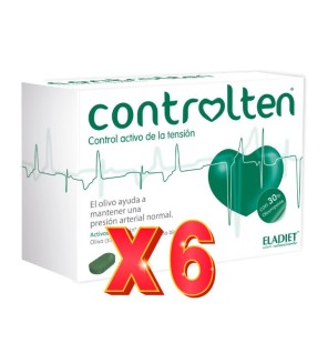 Pack de 6 unidades Controlten 60 Comprimidos Eladiet