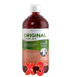 Pack de 3 unidades Silicium G7 Original Bio Dinamizado 1L