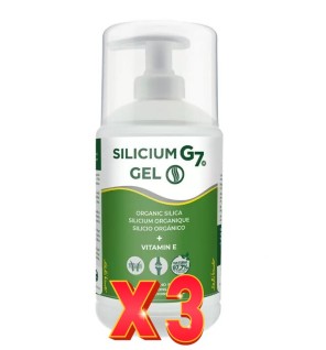Pack de 3 unidades Silicium G7 Gel Bote 500 Ml