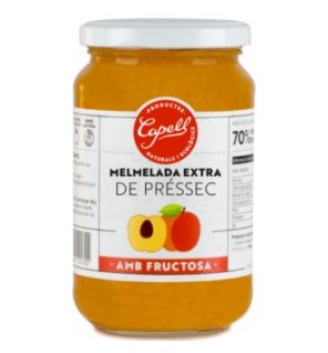 Mermelada De Melocoton Con Fructosa 400 Gramos Capell