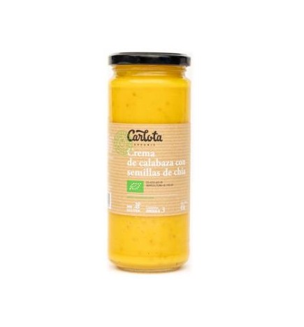 Crema De Calabaza Con Chia 450 Gramos Eco Sg Vegan Carlota Organic