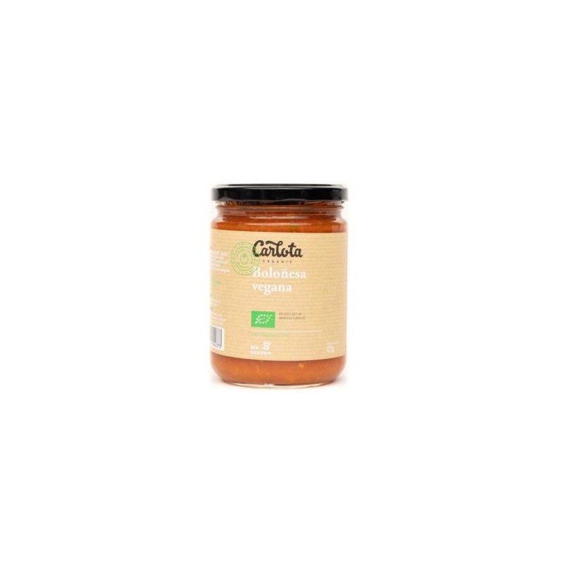 Boloñesa Salsa 425 Gramos Eco Sg Vegan Carlota Organic Boloñesa Salsa 425 Gramos Eco Sg Vegan Carlota Organic