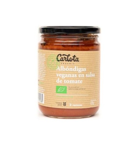 Albondigas En Salsa De Tomate 425 Gramos Eco Vegan Carlota Organic