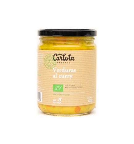 Verduras Al Curry 425 Gramos Eco Sg Vegan Carlota Organic