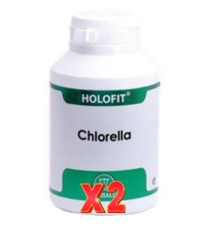Pack de 2 unidades Holofit Chlorella (Con Pared Celular Rota) 180 Cápsulas. EQUISALUD