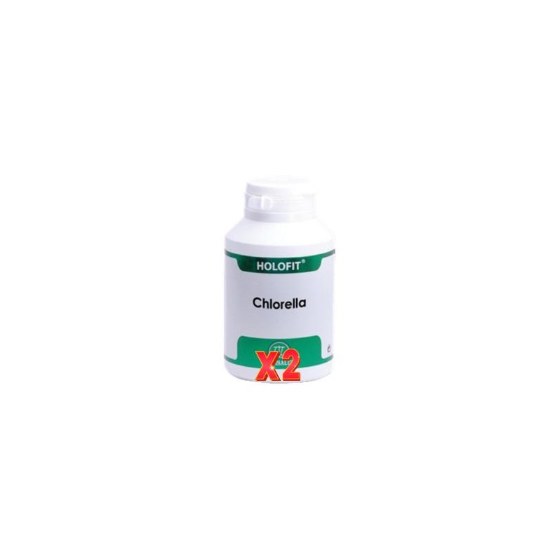 Pack de 2 unidades Holofit Chlorella (Con Pared Celular Rota) 180 Cápsulas. EQUISALUD
