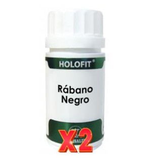 Pack de 2 unidades Holofit Rábano Negro 60 Cápsulas. EQUISALUD